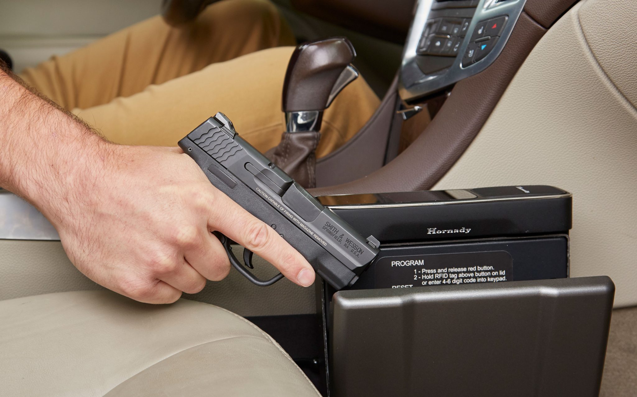 Hornady Rapid Vehicle Safe — Safe Secure With Rapid Handgun Access • Spotter Up 8528