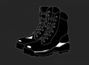 Shined-boots