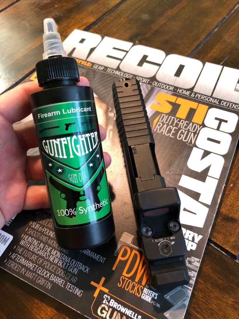 Gunfighter Gun Oil Synthetic Firearm Lubricant • Spotter Up