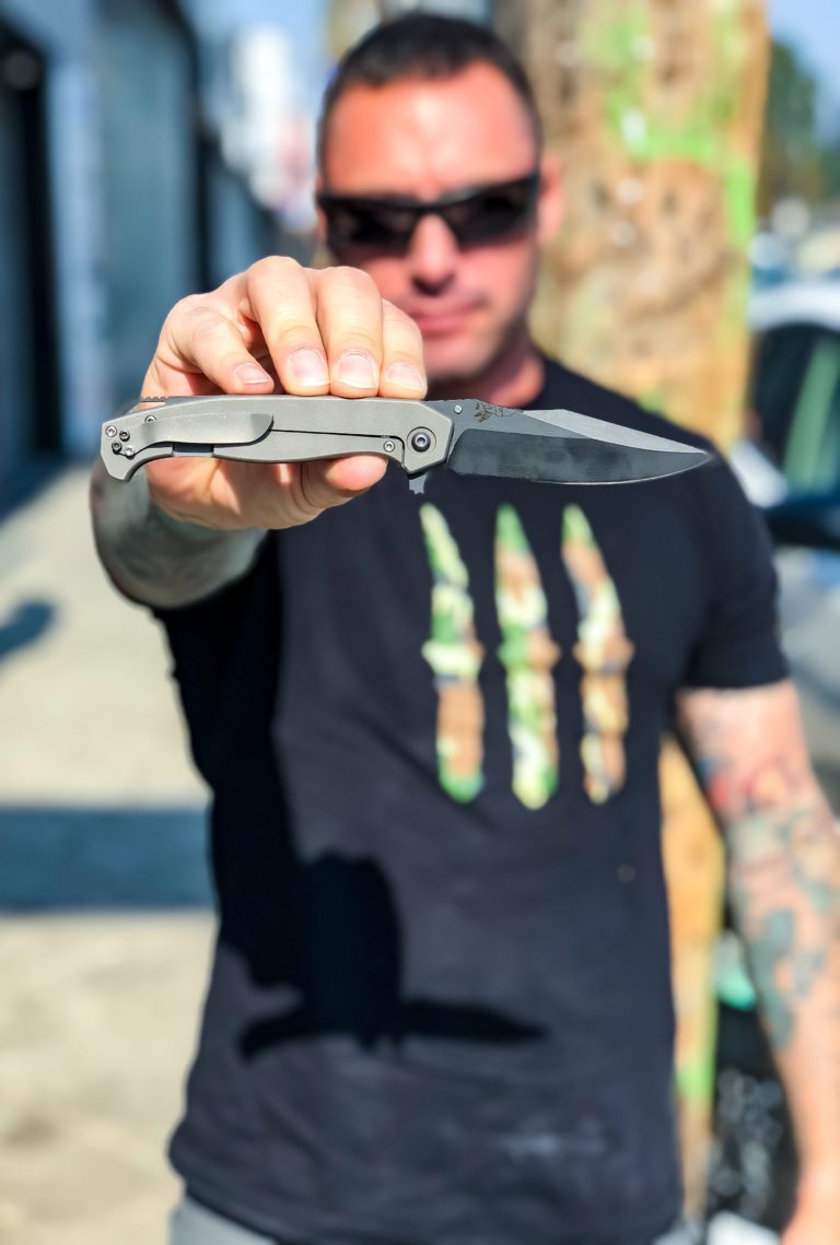 Half Face Blades Crow Folder and Disaster • Spotter Up