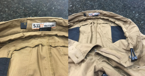 flex cuff channel and small pocket