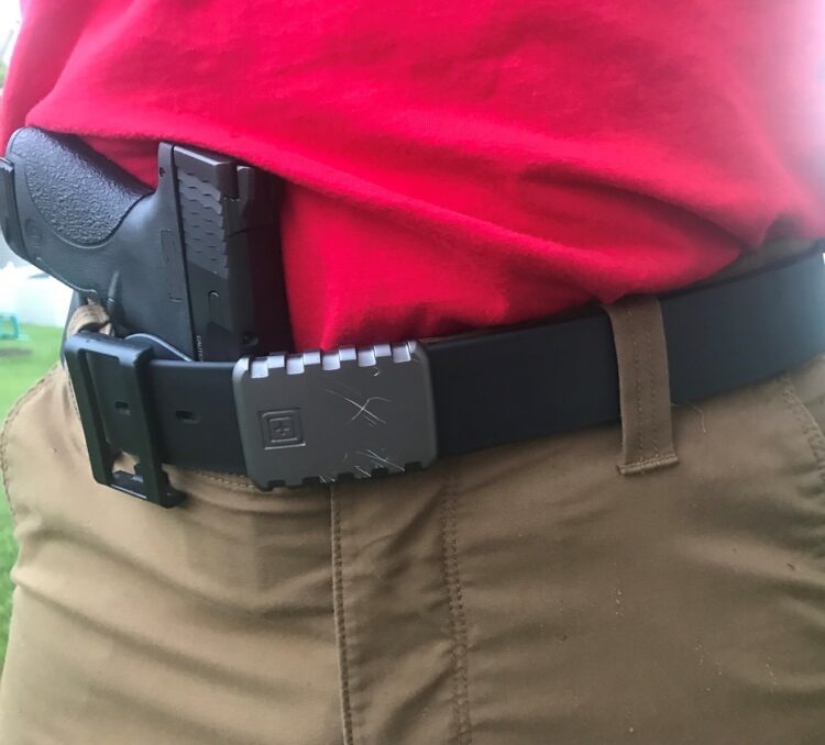 belt with IWB holster