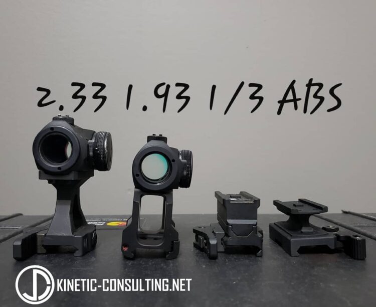 Optic Mount Heights From Consulting • Spotter Up