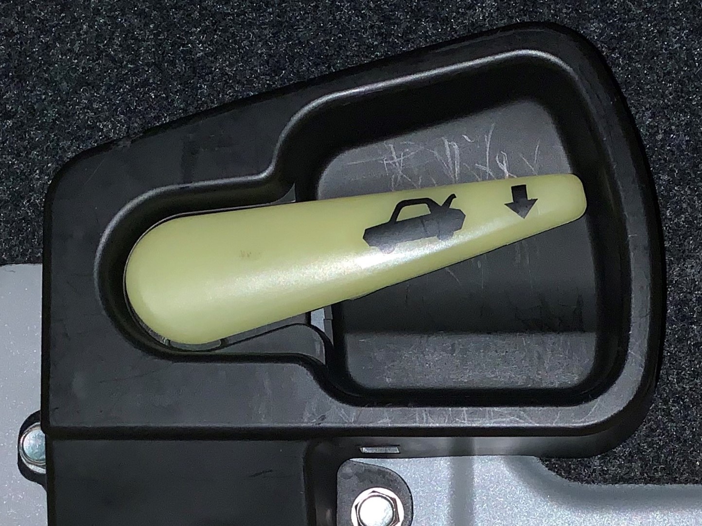 Emergency trunk release inside car 2 • Spotter Up