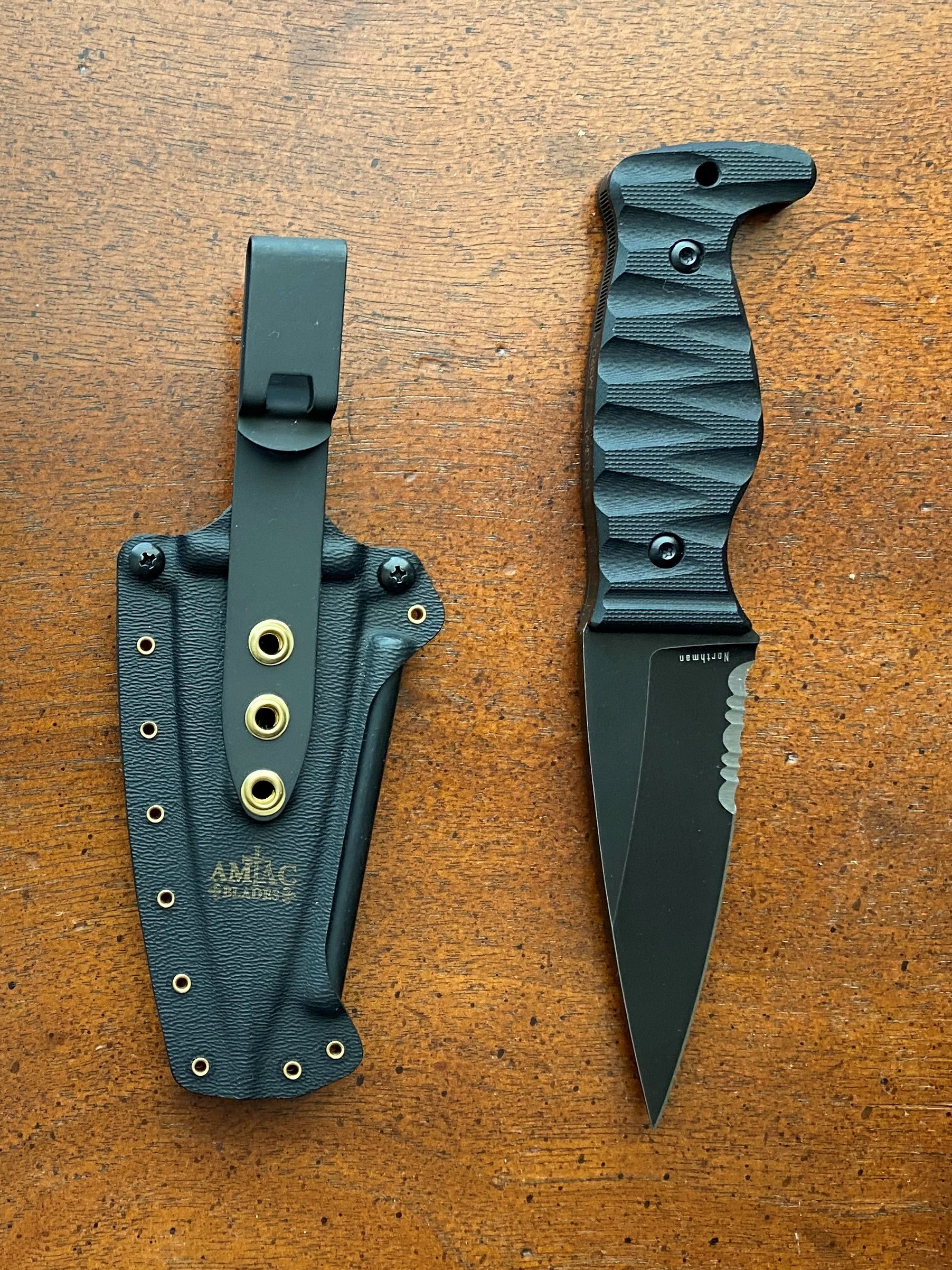 US Navy SEAL Designed AMTAC Blades Northman — EDC Fixed Blade