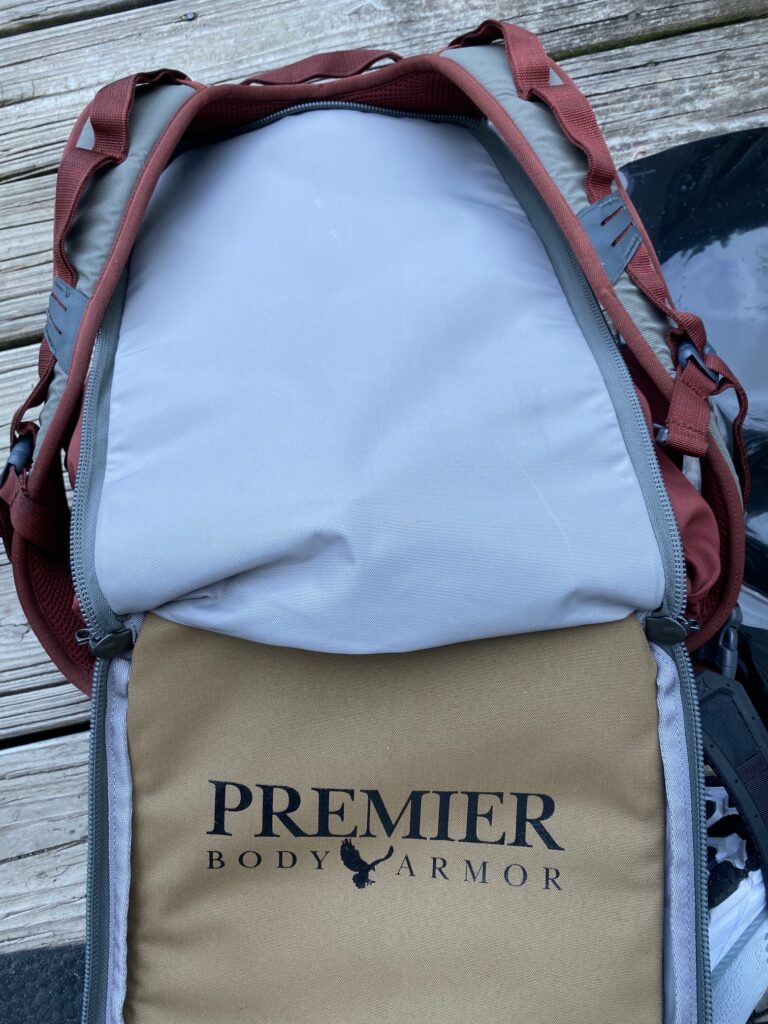 Premier Body Armor Level IIIA Backpack Insert • Spotter Up