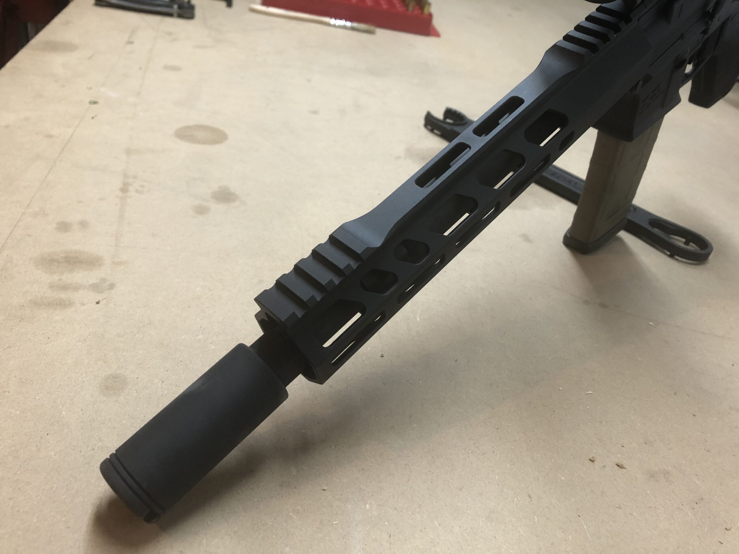 Pickett's Mill Armory 10 Rail with PMA Flash Can • Spotter Up