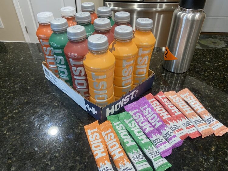 IV level Hydration by Hoist • Spotter Up