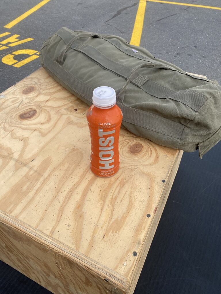IV level Hydration by Hoist • Spotter Up