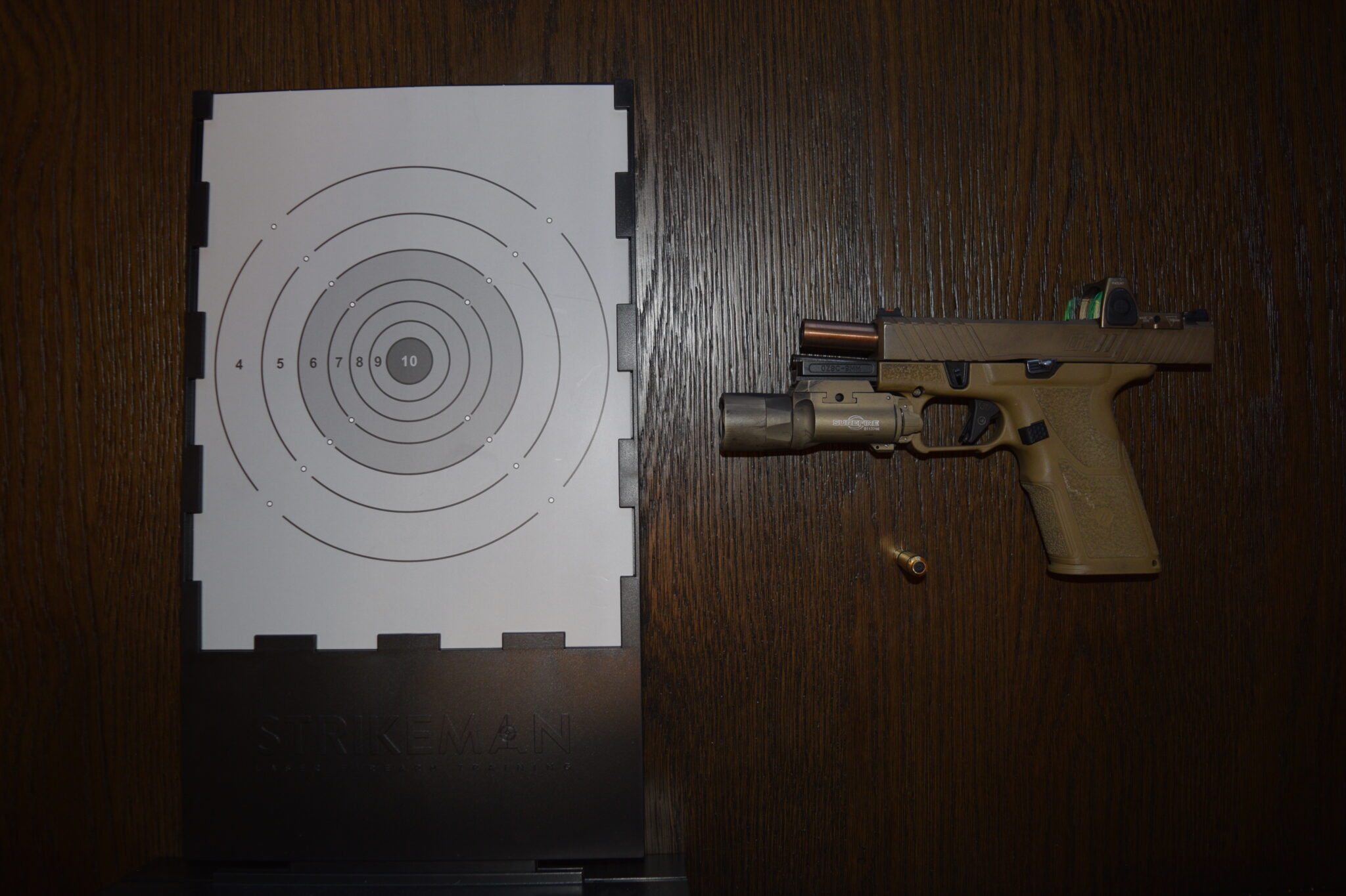 Strikeman Laser Firearms Training System. • Spotter Up