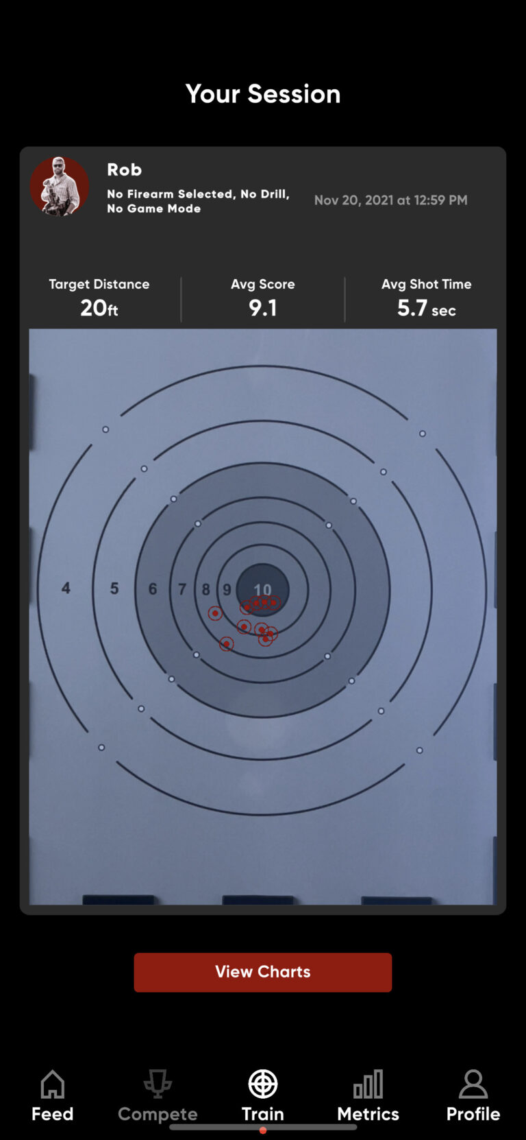 Strikeman Laser Firearms Training System. • Spotter Up