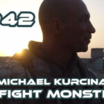 We Fight Monsters on the Alpha Human Podcast, Michael Kurcina, Gunfighter, Writer, Wildman, Monk