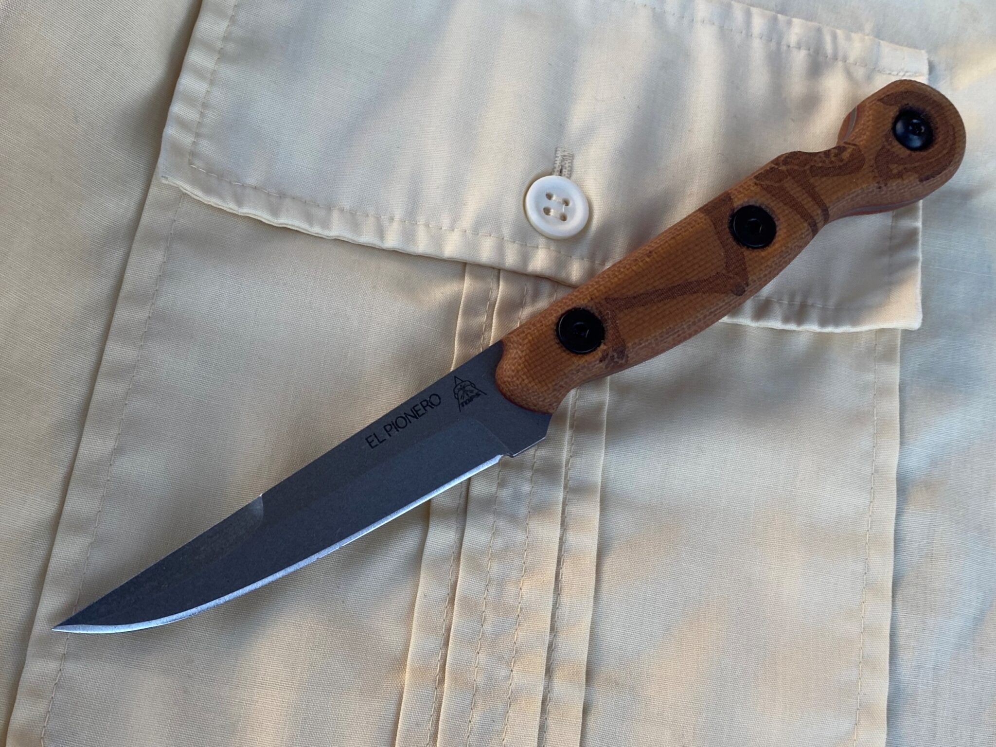 TOPS Knives El Pionero Fixed Blade Knife • Spotter Up