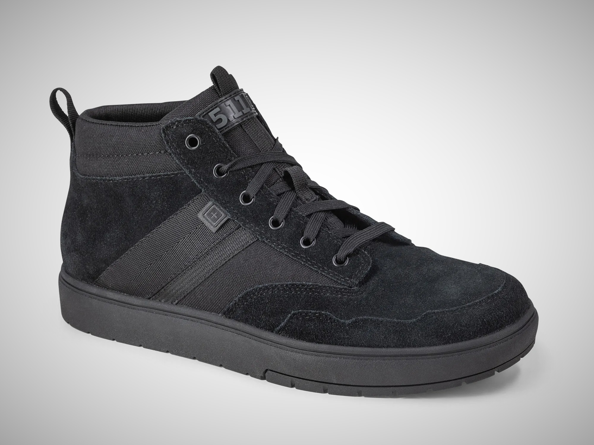 5.11 Tactical McClane Mid Sneakers Triple Black Color • Spotter Up