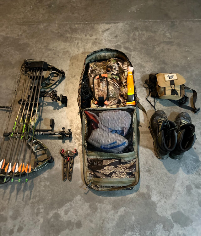 Author's bow hunting loadout