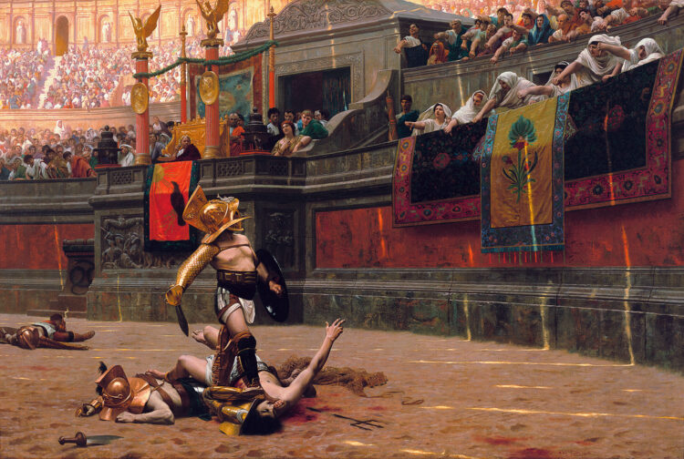 Blood and Sand: The Lives of Ancient Roman Gladiators • Spotter Up